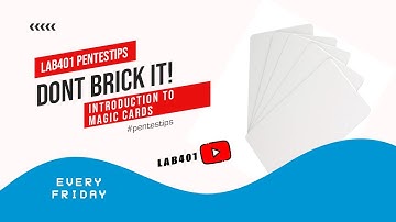 Pentestips: dont brick it - Introduction to Magic Cards, UIDs and BCC