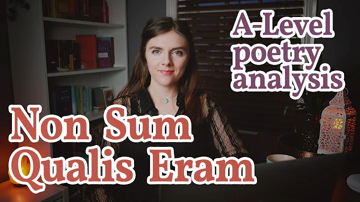 Non Sum Qualis Eram di Ernest Dawson || Analisi di poesia di livello A