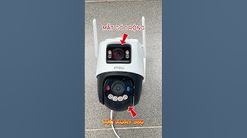 Có 1 em camera Imou Cruiser Dual 2 mắt này thay được 2 camera hình ảnh siêu Nét