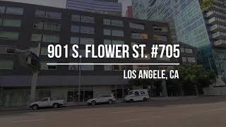 901 S Flower St #705 - Walkthrough Video