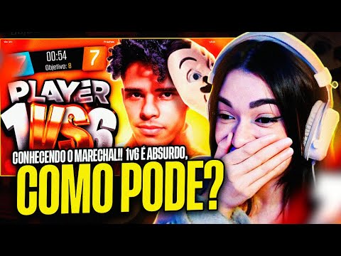 CONHECENDO O MARECHAL: IMPRESSIONANDO STREAMER! MARECHAL O JOGADOR 1 VS 6! [REACT]