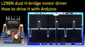 L298N dual H-Bridge motor driver, how to drive it with Arduino and get desired switching frequency