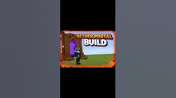 🔥 Minecraft Nether Portal Design | Aesthetic & Survival Friendly 🟣 #part 2 #minecraft #gaming