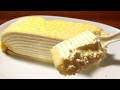 とにかく長い！9層仕立ての ミルクレープ 565キロカロリーまるごと食べる！ドンレミーモンドセレクション【スイーツ ケーキ お菓子 おやつ】【スイーツちゃんねる】