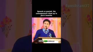 Nepali Speech So Strong It Shook A Nation