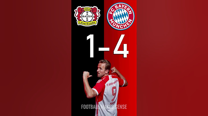 Bayer Leverkusen vs FC Bayern München : Bundesliga Score Predictor - hit pause or screenshot