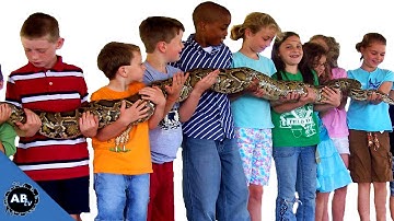 Giant Snake! Teaching Kids About Reptiles! SnakeBytesTV - Ep. 410