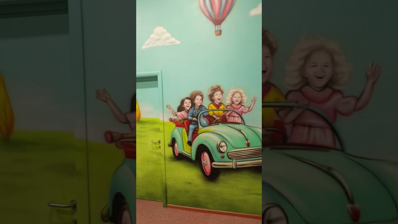 Роспись стен для детского развлекательного центра #граффитибрянск