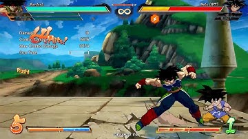 DBFZ Easy Bardock 1 Bar Start Corner Ki Blast Loop T.O.D Combo