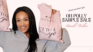 Sample Sale Haul | Oh Polly | Shopping | LA