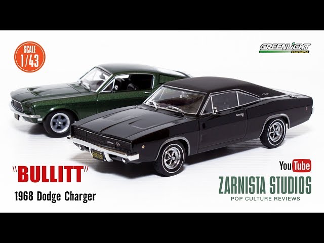 1968 Dodge Charger R / T Bullitt Steve McQueen  1968  1/64 Diecast Model Car De Greenlight Greenlight 44741