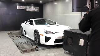 Lexus LFA on the Dyno 412hp
