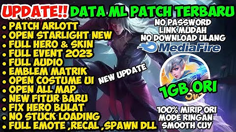 Data ML Lite Full Event 1GB Patch Terbaru | ML Lite | Cara Mengatasi Lag & Patah Patah
