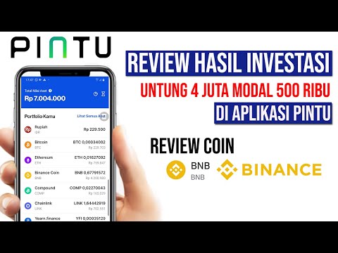 Untung 4 Juta Modal 500 Ribu | Review Coin BNB Hasil Investasi di aplikasi Pintu Crypto Bitcoin