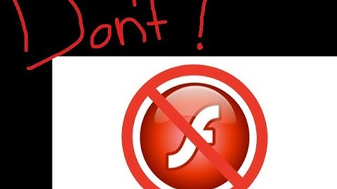 HOW TO NOT GET MACROMEDIA FLASH 8