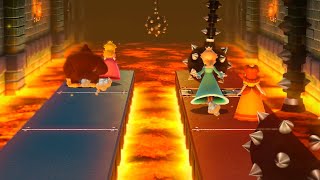 Mario Party 10 - Spiked Ball Scramble: Peach vs Daisy vs Rosalina vs Donkey Kong