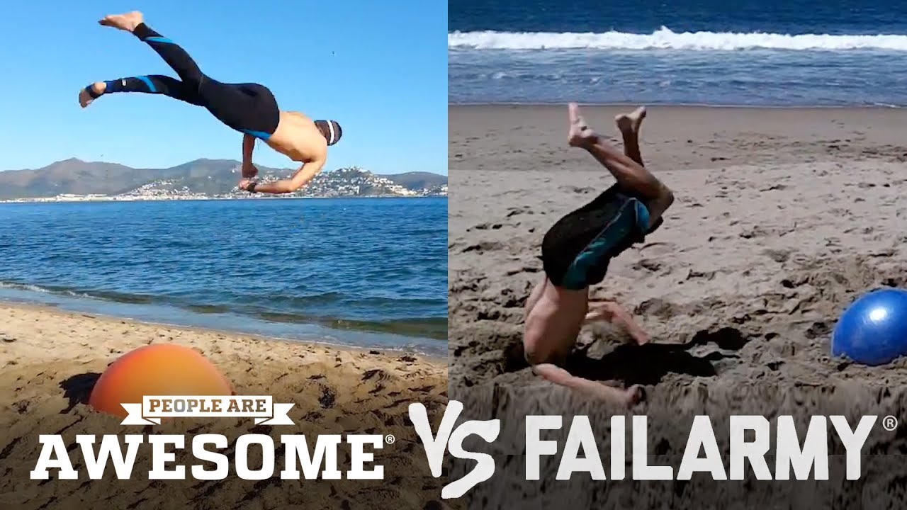 Yoga Ball Tricks & Flips | People Are Awesome vs. FailArmy