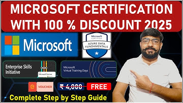 Get Microsoft Azure Certification FREE in 2025 |100% Discounts Voucher | Step by Step Process #azure