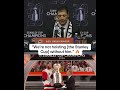 Rod Brind’Amour is proud of his captain Jordan Staal 🥹