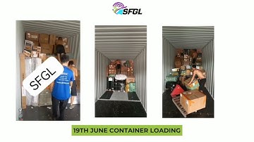 SFGL 19th June container loading, Guangzhou-China