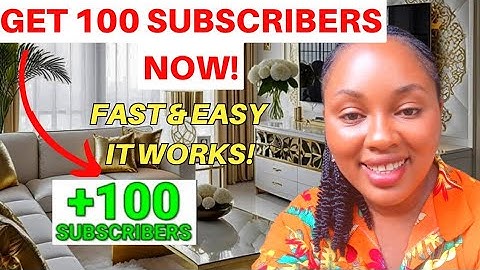 How to Get Your First 100 Subscribers on YouTube (FAST & EASY)