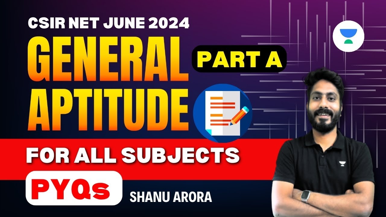 Part A General Aptitude | GATE 2023 Paper Solution | Previous Year ...