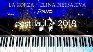 Elina Nechayeva - La Forza Estonia Eurovision 2018 - Piano Cover