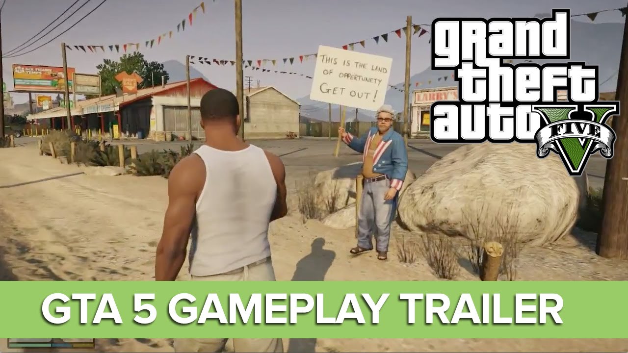 Grand Theft Auto V Gameplay Trailer: Video