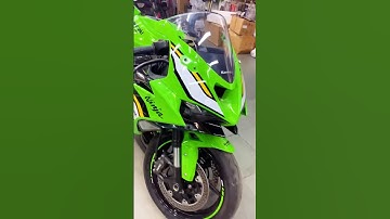 Kawasaki zx6r service 👍👍 #kawasaki #zx10r #zx6r