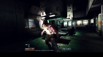 DOOM 3 BFG HD mod VR 60 fps   Mars City #2