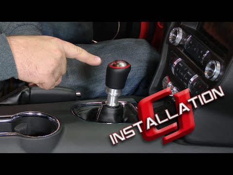 2015-2016 Mustang V6/EcoBoost/GT Ford "GT350/GT350R" Shift Knob Installation