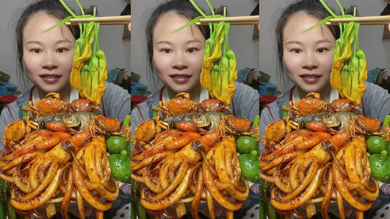 🔥 Homemade Mukbang | Braised Pork, Water Spinach, Eggs & Super Spicy Chili 🌶️ | Super delicious