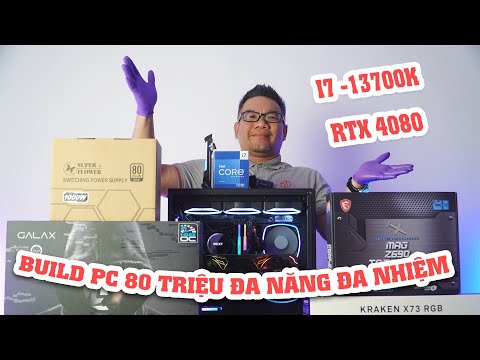 LIB TITANIUM - PC GAMING ĐỒ HỌA 80 TRIỆU | i7-13700K & RTX 4080 | Time Lapse Build PC