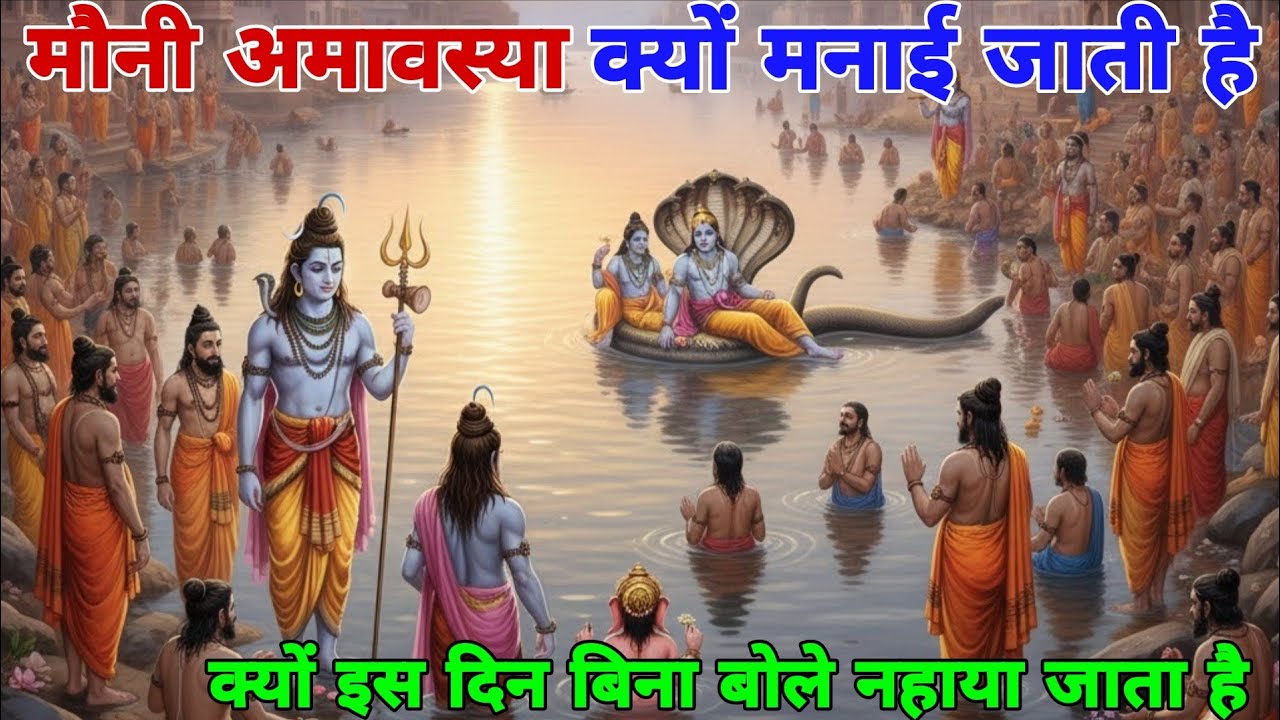 मौनी अमावस्या क्यों मनाई जाती है? क्यों इस दिन बिना बोले नहाया जाता है || Sanatan Leela