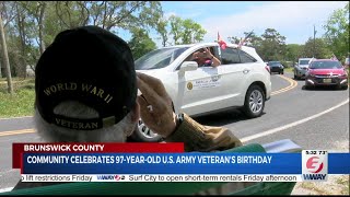 Local 97-year-old US Army Veteran has birthday parade