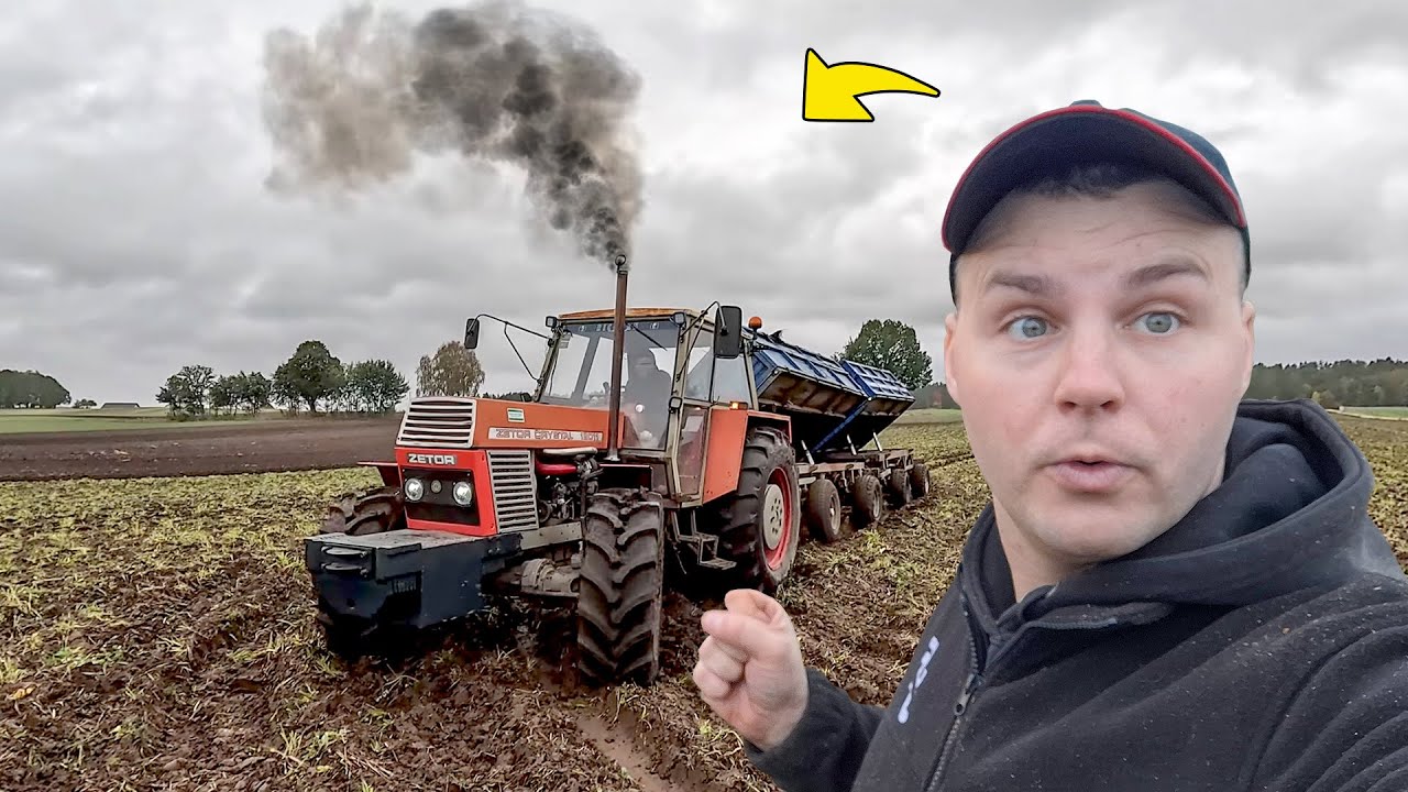 ZETOR ROZERWIE  TE PRZYCZEPY.. BESTIA W TRASPORCIE OBORNIKA 