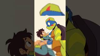 Leo Meets Casey Jr!?! | ROTTMNT Comic Dub | #rottmnt #comicdub #tmnt #edit #angst #leonardo #movie