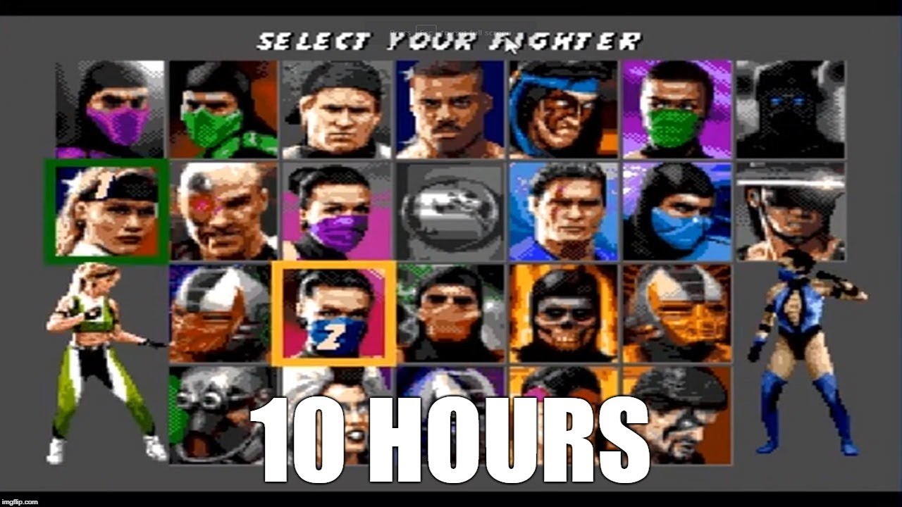 Ultimate Mortal Kombat 3 Character Select | Postcard