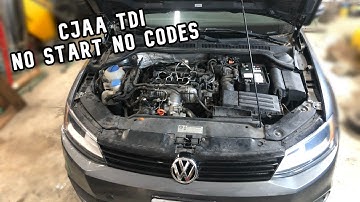 CJAA TDI No start / No codes diagnostics