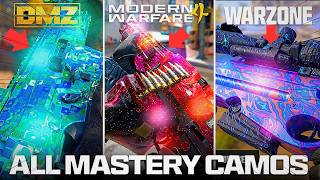 FIRST LOOK AT ALL NEW MW4 MASTERY CAMOS SHOWCASE!(Multiplayer DMZ & Warzone Camos 🤯