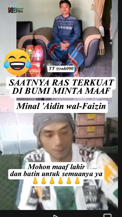KOCAK !! SAATNYA RAS TERKUAT DI BUMI MINTA MAAF🤣🤣🤣#lebaran #lucu #ngakak