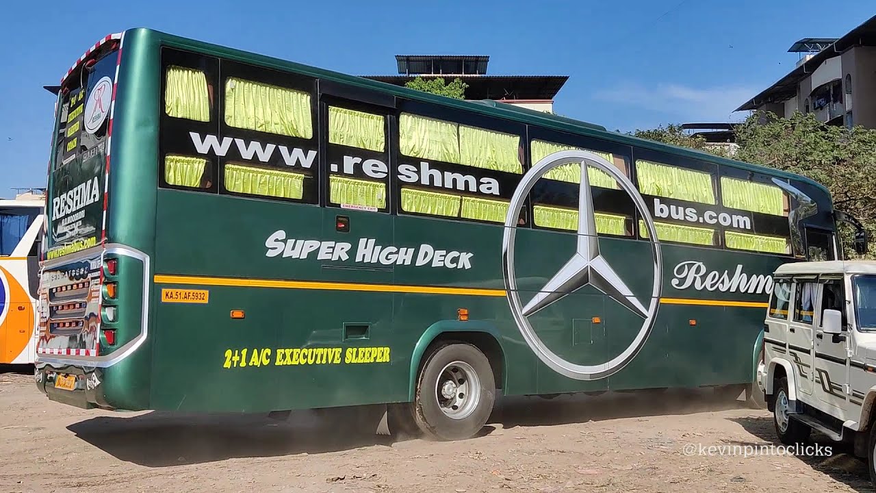 Reshma Travels Mumbai Bangalore Bharatbenz AC Sleeper