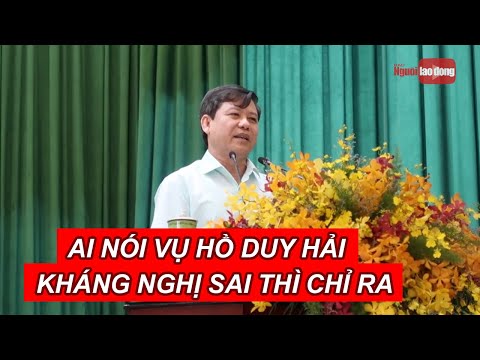 Video Viện trưởng VKSND Tối cao yêu cầu ai nói kháng nghị vụ... - youtube