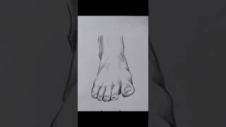 how to draw feet #pencildrawing #pencilsketch #feet #drawing #shorts