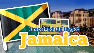 JAMAICA! I received the flag of Jamaica.