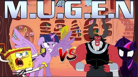 MUGEN Battle 360: Karate SpongeBob and Alicorn Twilight Sparkle vs Nightmare Sparkle and Lord Tirek