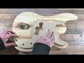 Luthier construit un paradigme p bass avec du pin vieux de 180 ans  partie 1