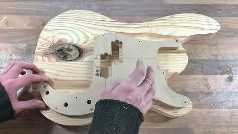 Luthier Building a Paradigm (P Bass) with 180 Year Old Pine - Part 1