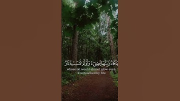 تلاوة خاشعة بصوت الشيخ ماهر المعيقلي، ✨#قران_كريم #الله_نور_السموات_والارض #ماهر_المعيقلي#Quran
