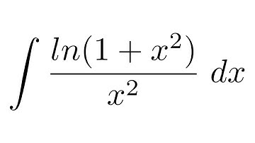 Integral of ln(1+x^2)/x^2 (by parts)